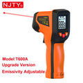 T600 Digital Infrared Thermometer Gun, -50°C to 600°C, Industrial Laser