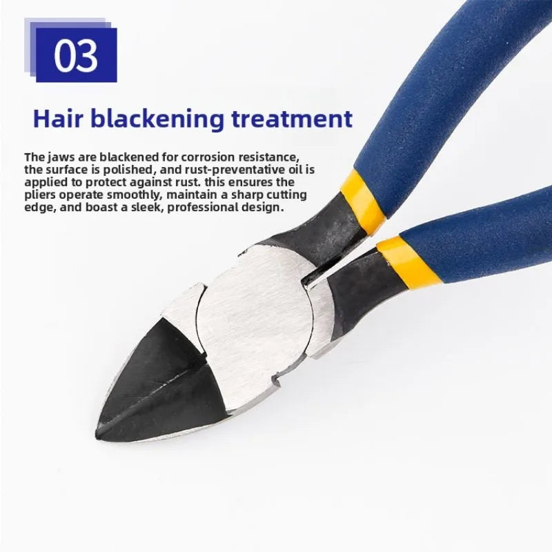 5/6 Inch Professional Cutting Pliers Wire Stripping Tool Side Cutter for Cable