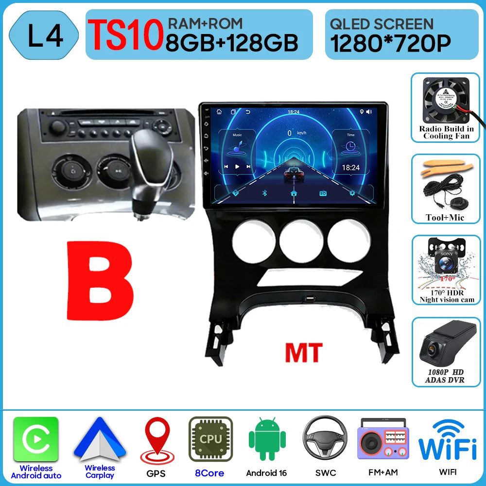 9-Inch Multimedia System for Peugeot 3008/5008 with CarPlay - image 13