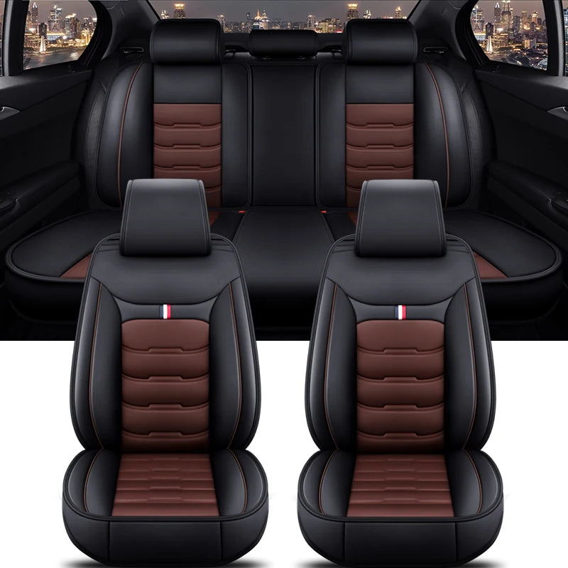 PU Leather Car Seat Covers for BMW 5 Series (F10, G30, E60 and More)
