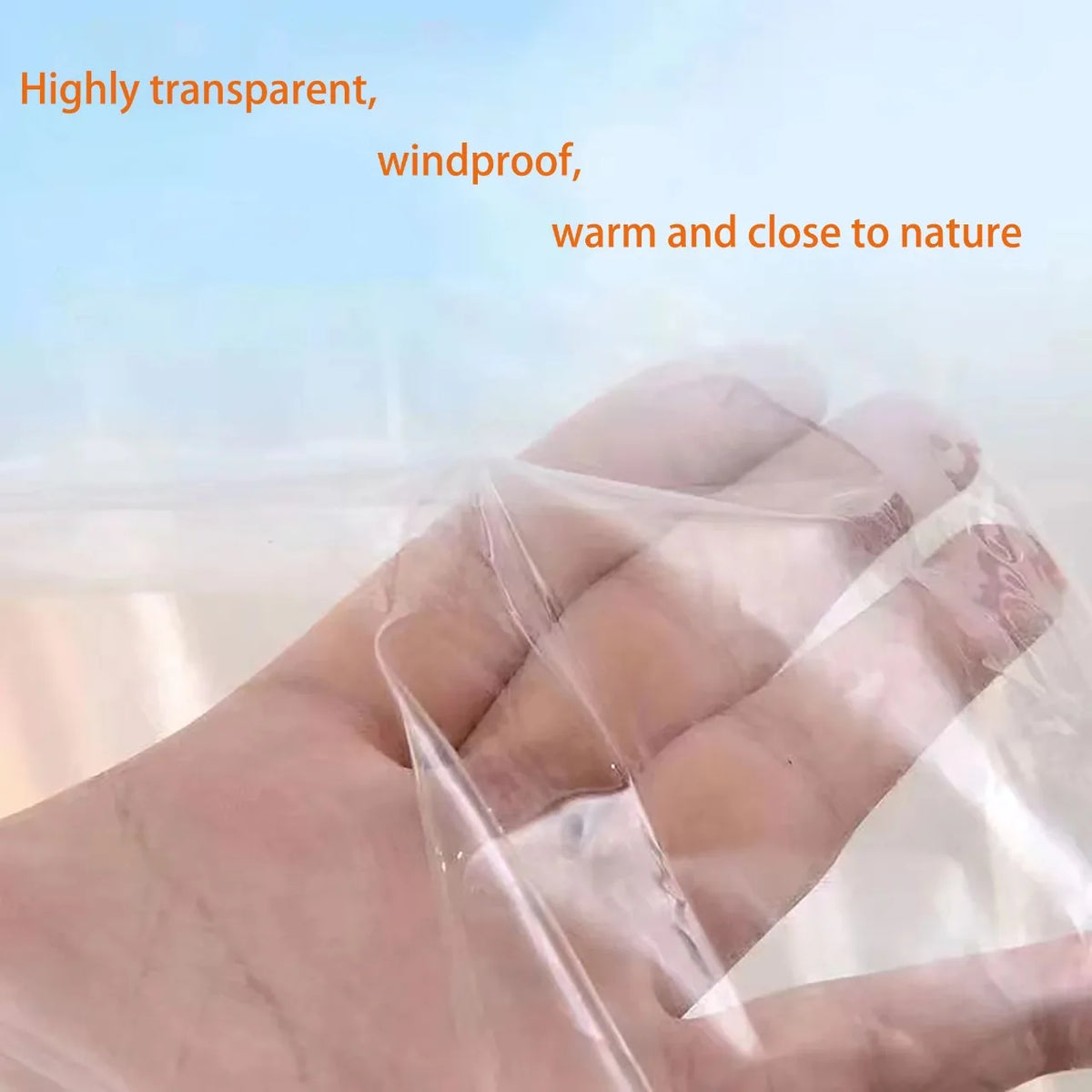 Thermal Window Insulation Film – Cold & Wind Barrier