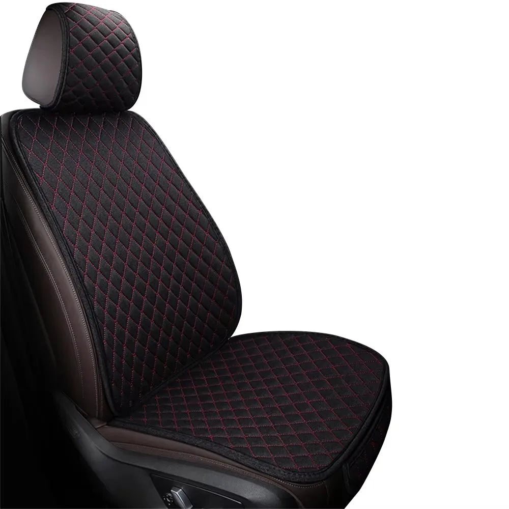 Breathable Cotton Blend Car Seat Cushion for Front or Rear Seats