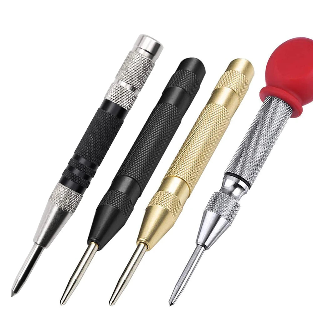 Automatic Center Punch Tool - Spring Loaded for Wood & Metal Marking - image 7