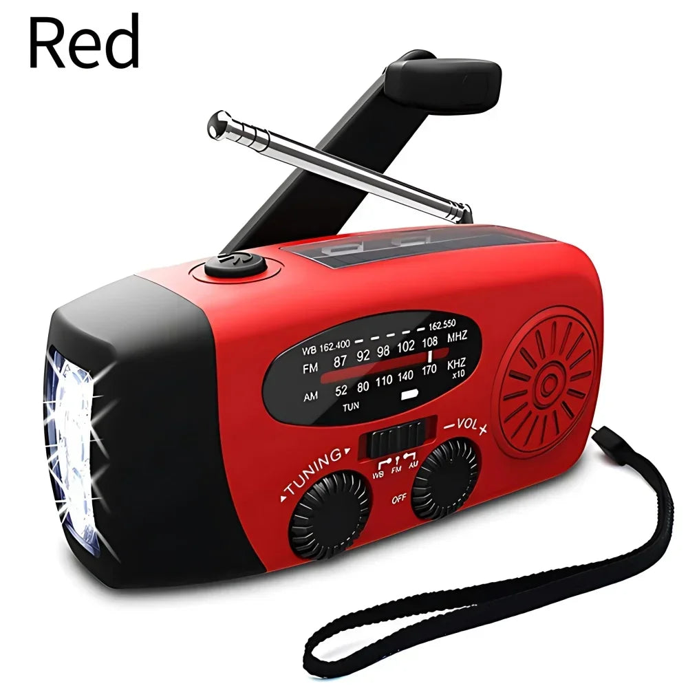 Solar Hand-Crank Emergency Radio with Power Bank & Flashlight - image 19