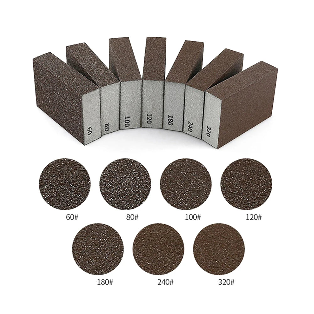 Sanding Sponge Blocks – 60 to 240 Grit, Wood & Metal