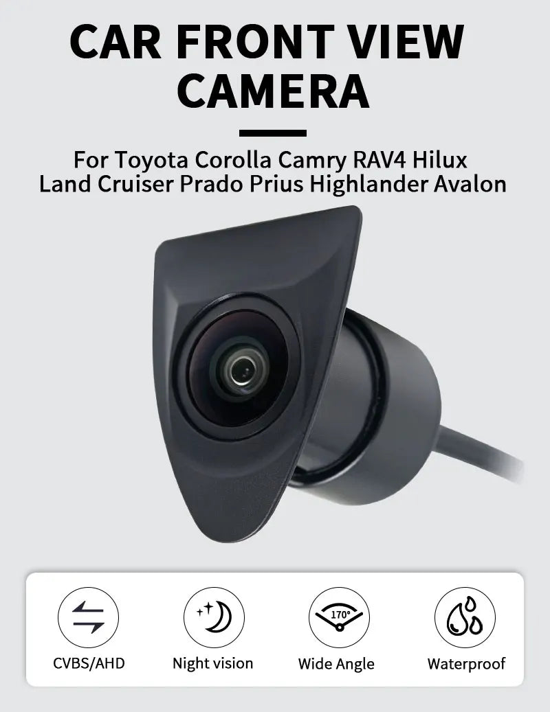 AHD Waterproof Front View Camera for Toyota Corolla & RAV4 - image 9
