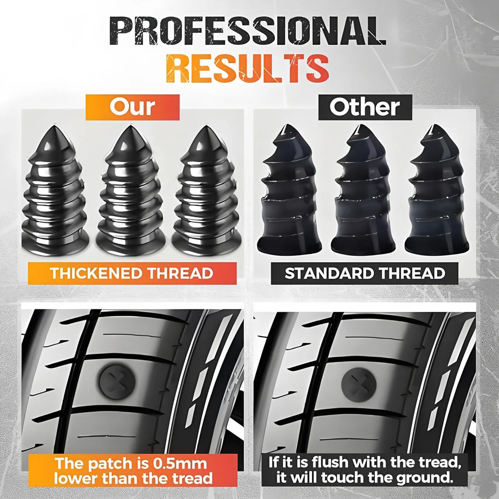 Car Wheel Punctures Screws Car Tire Repair Kit Car Tire Universal Nail Patch Motorcycle Rubber Screw Automotive Repair Screws