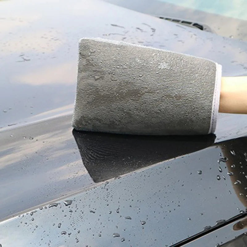 Clay Bar Wash Mitt for Car Detailing and Paint Cleaning