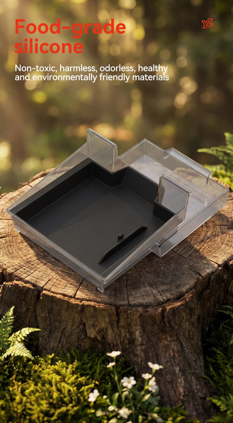Double-Layer Armrest Storage Box for Tesla Model Y and Model 3