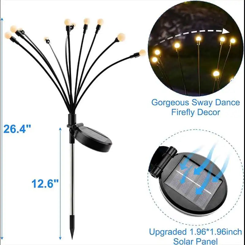 Solar Firefly Garden Lights – Waterproof Decorative Lighting