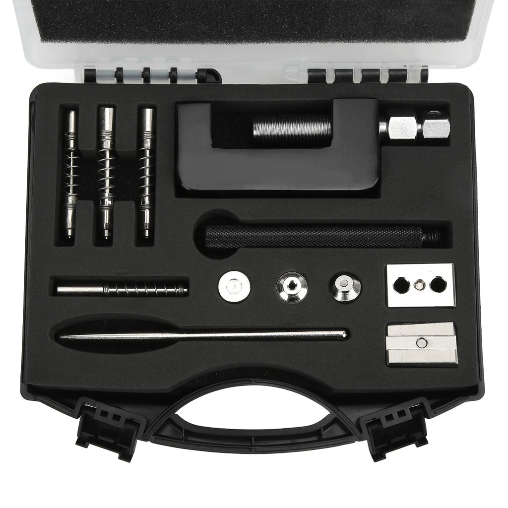 Universal Motorcycle Chain Cutter Breaker Riveting Tool – 12Pc Kit - image 11