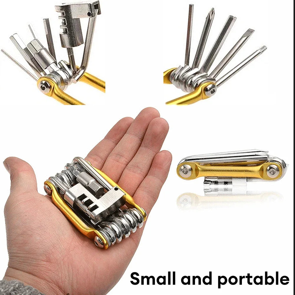 11-in-1 Bike Repair Multi-Tool – Mountain & Road Bike