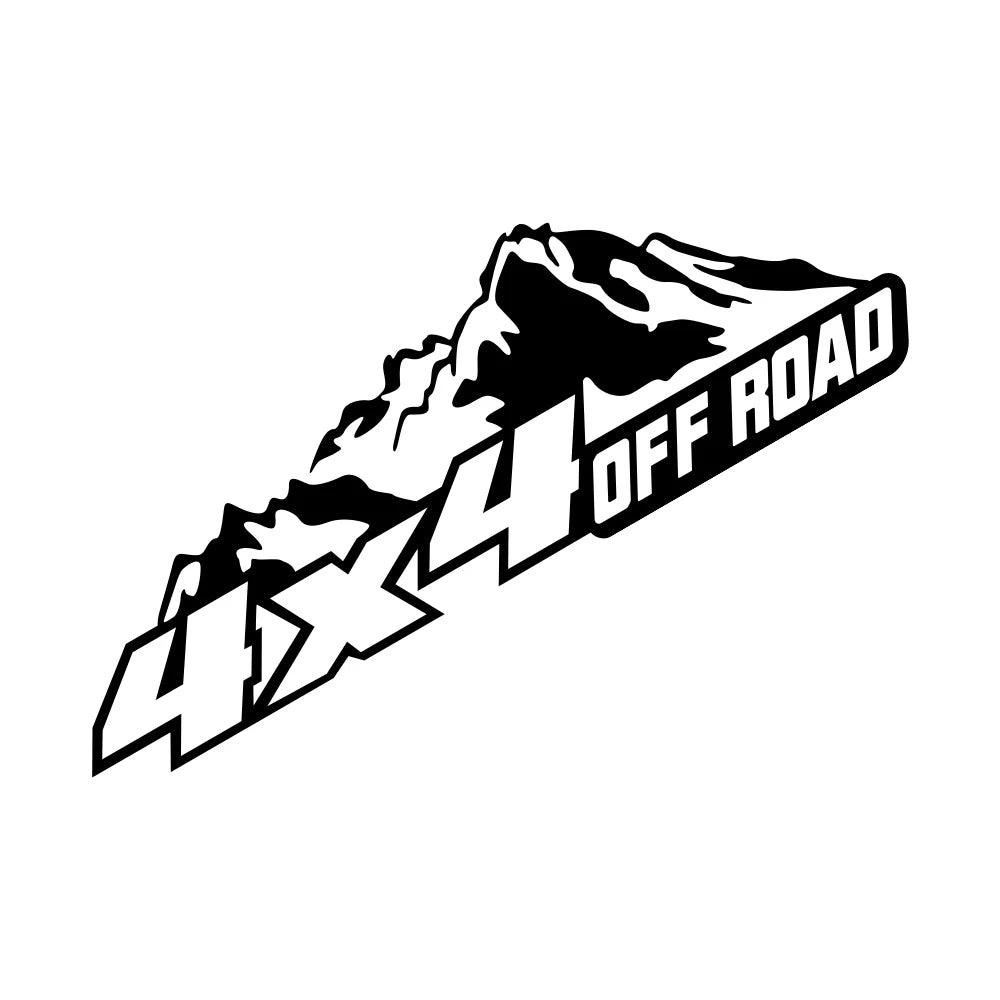4x4 Off-Road Mountain Vinyl Sticker for Suzuki Jimny