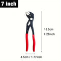 7/10/12 Inch Quick-Release Water Pump Pliers Plumbing Pipe Wrench Multifunction