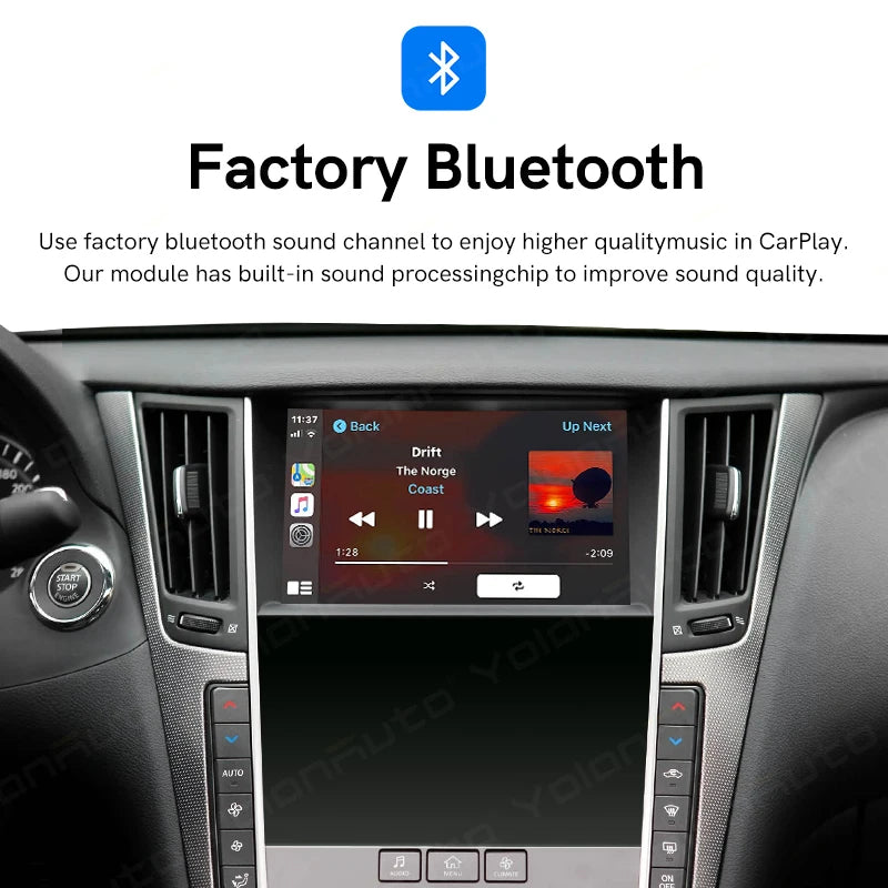 YolanAuto Wireless CarPlay & Android Auto for Infiniti 2013-2019 - image 2