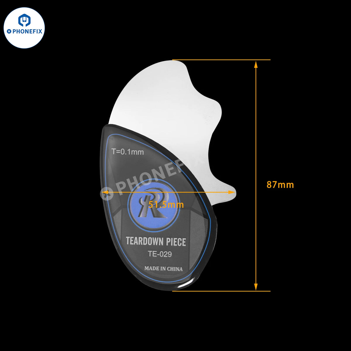 Curved LCD Pry Tool for iPhone iPad Screen Repair - Stainless Steel - image 3