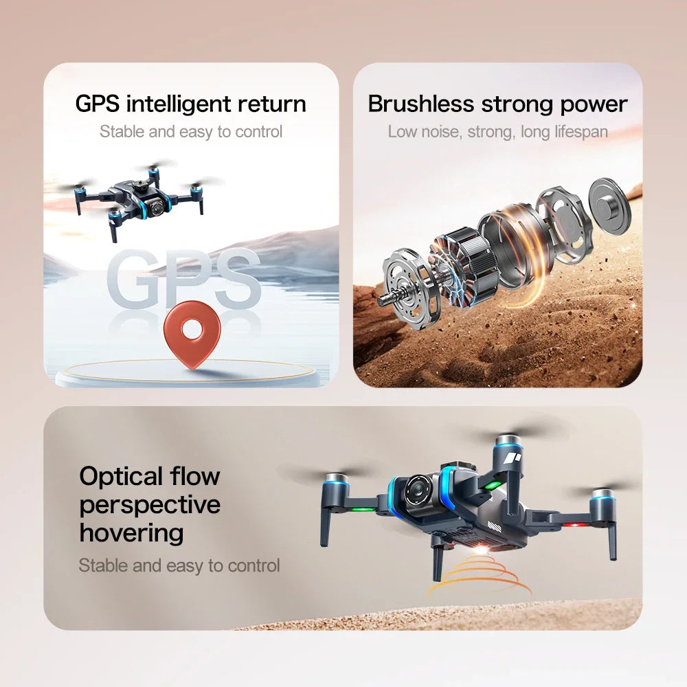 Lenovo XT808 GPS Drone 8K Foldable FPV Brushless Quadcopter - image 9