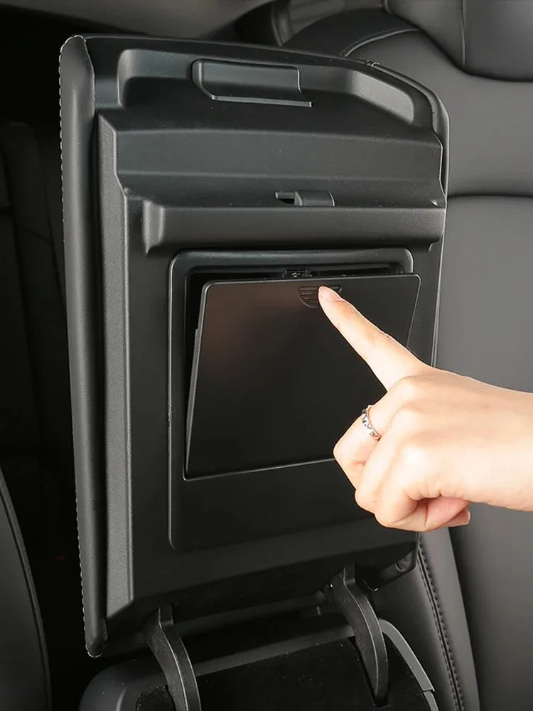 Hidden Key and Card Box for Tesla Model 3 and Model Y Armrest (2019-2023)