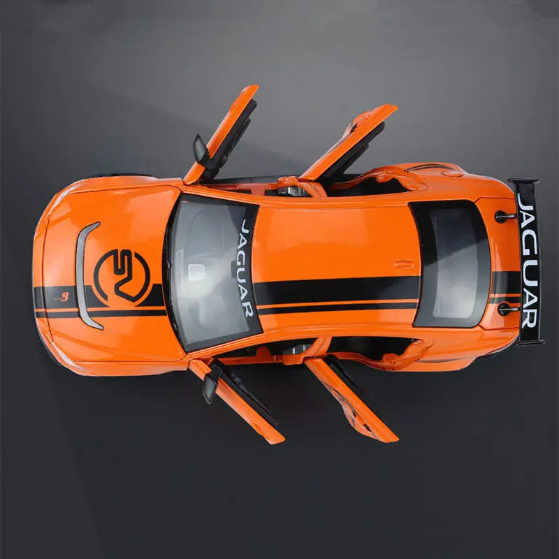 1/24 Jaguar XE SV Project8 Alloy Sports Car Model Diecast Metal Racing Car Model Simulation Sound Light Collection Kids Toy Gift