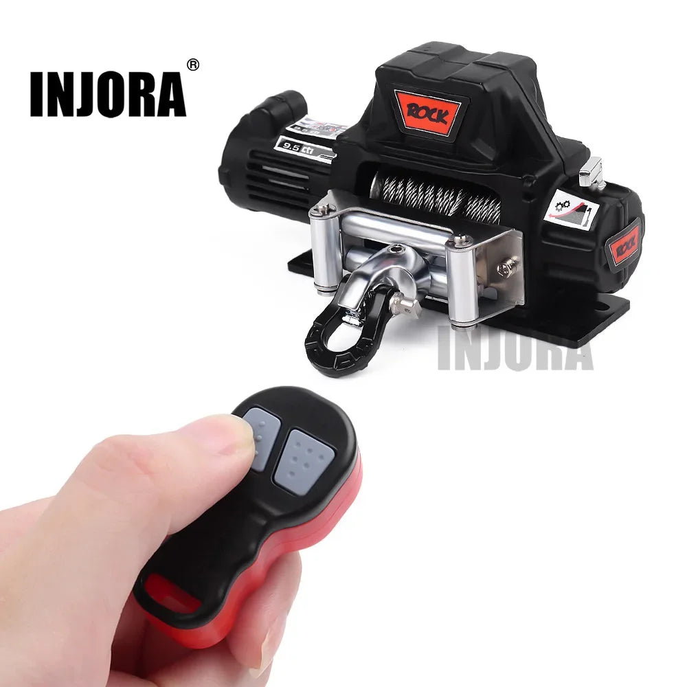 INJORA Wireless Metal Winch Remote for 1/10 RC Crawlers