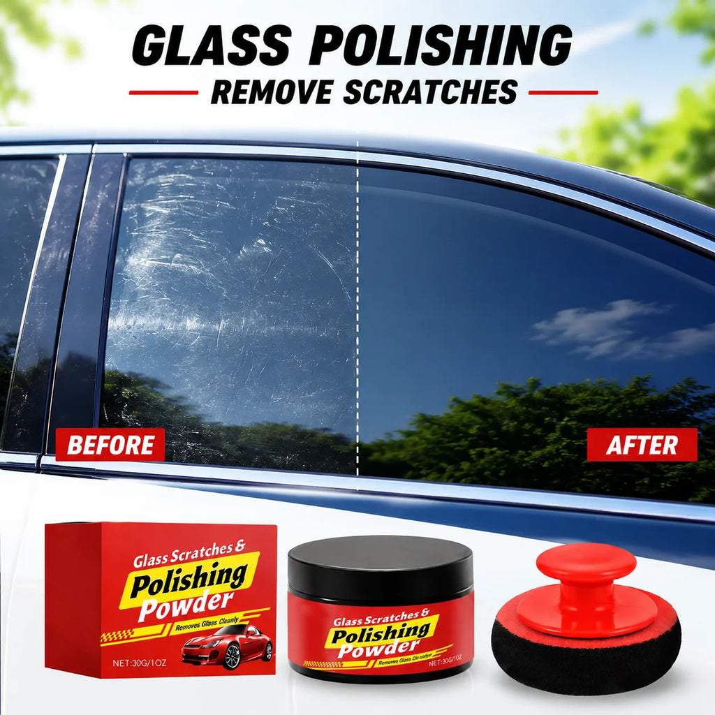Car Glass Scratch Repair Polishing Powder for Window Surfaces