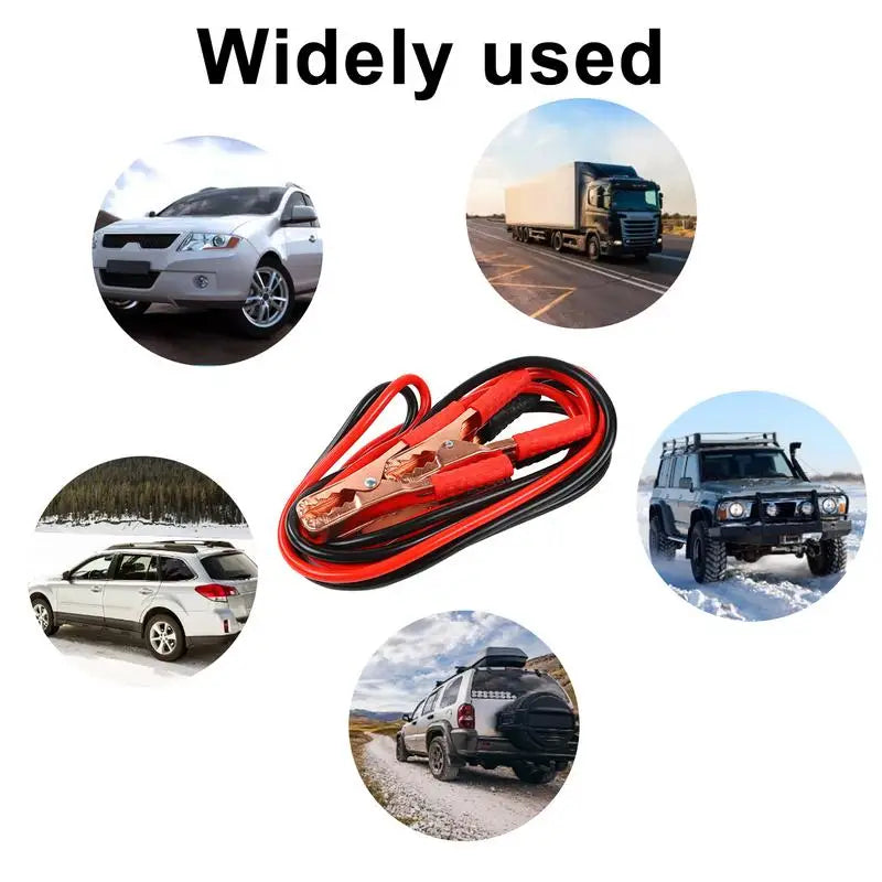 Car Battery Cable 500A Car Jumper Cables Jumper Cables For Car Battery Heavy Duty Automotive Battery Cable For Jump Starting