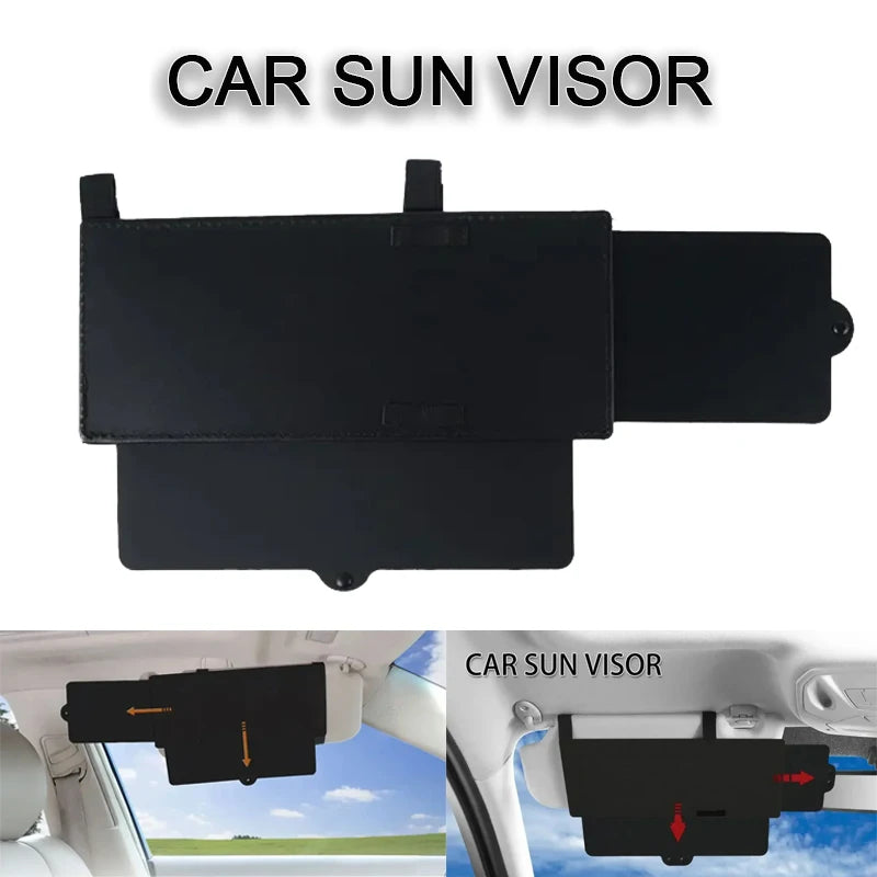 Universal Car Sun Visor Extender, Retractable Anti-Glare Shield