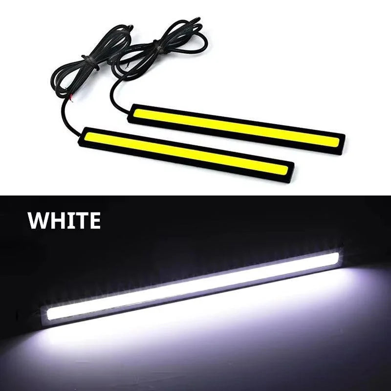 17cm COB LED Daytime Running Light Strips, Waterproof Universal 2 Pcs