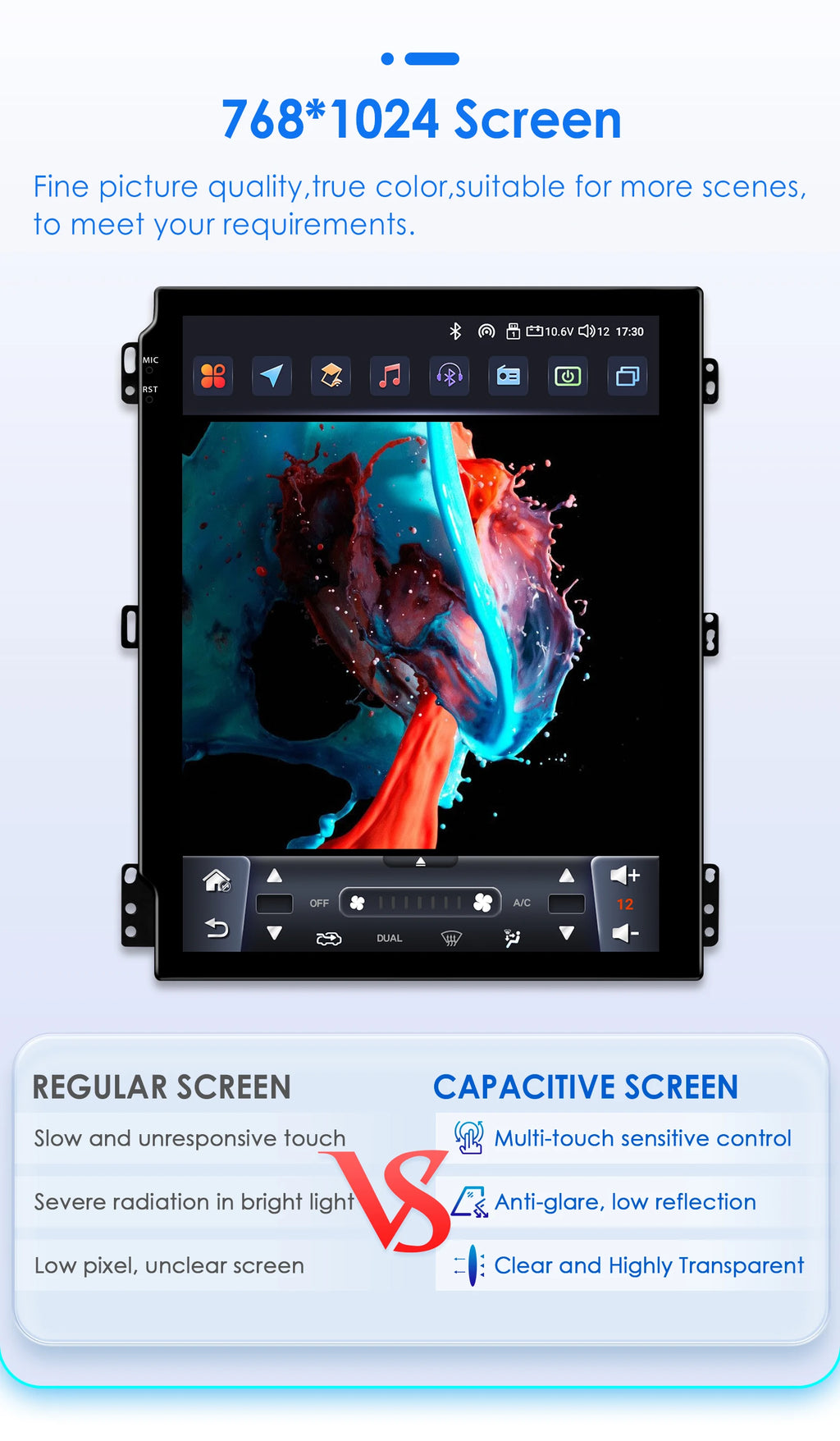 9.7" CarPlay Android Auto Head Unit for Dodge Ram 2013-2018 - image 24