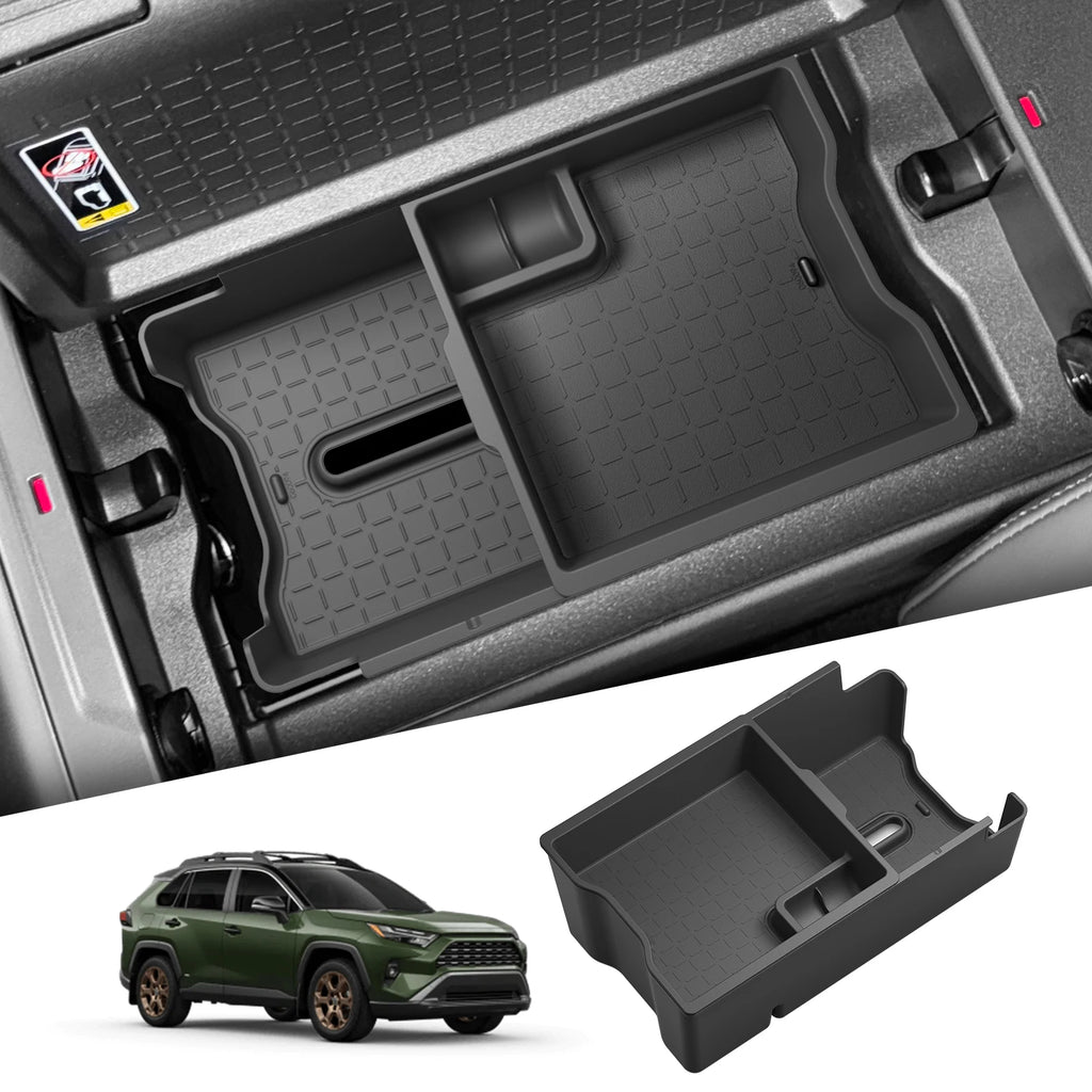 2026 Toyota RAV4 Armrest Box – Double Layer Storage Organizer - image 7