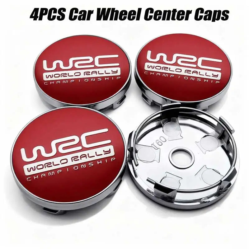 WRC Emblem Wheel Center Cap Stickers, 56/60mm 4-Pack - image 8