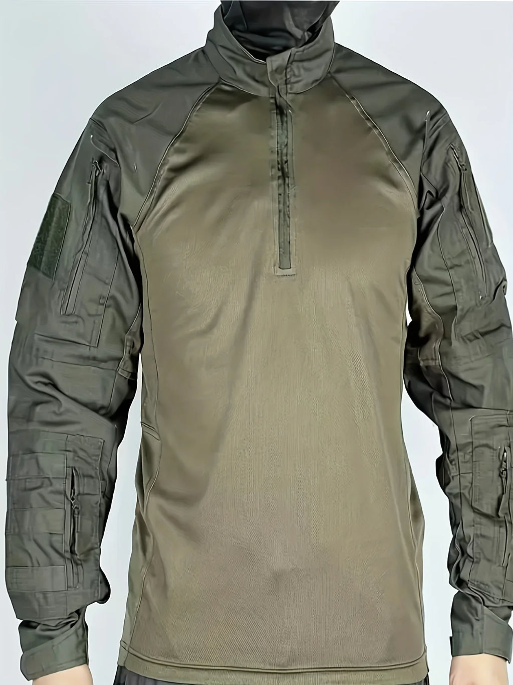 Men's Long-Sleeve Multi-Pocket Tactical Shirt - image 3