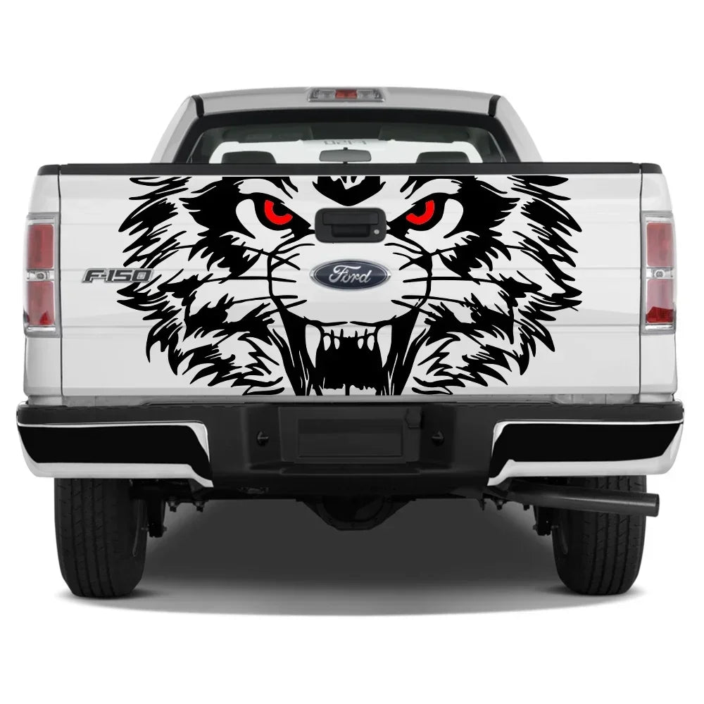 Tiger Graphic Tailgate Decal for Pickup Trucks