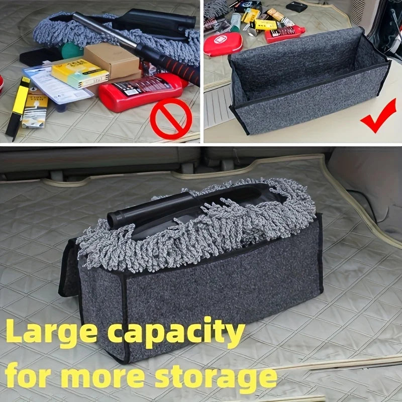 Foldable Car Trunk Organizer with Handles
