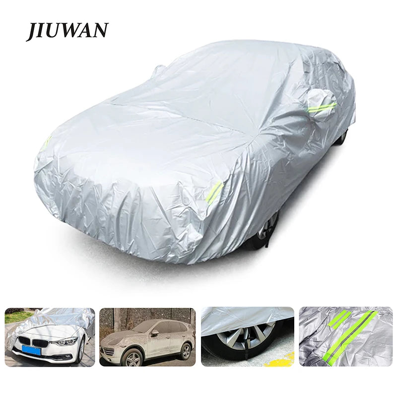 Full Exterior Car Cover for Sedan and SUV, 8 Sizes
