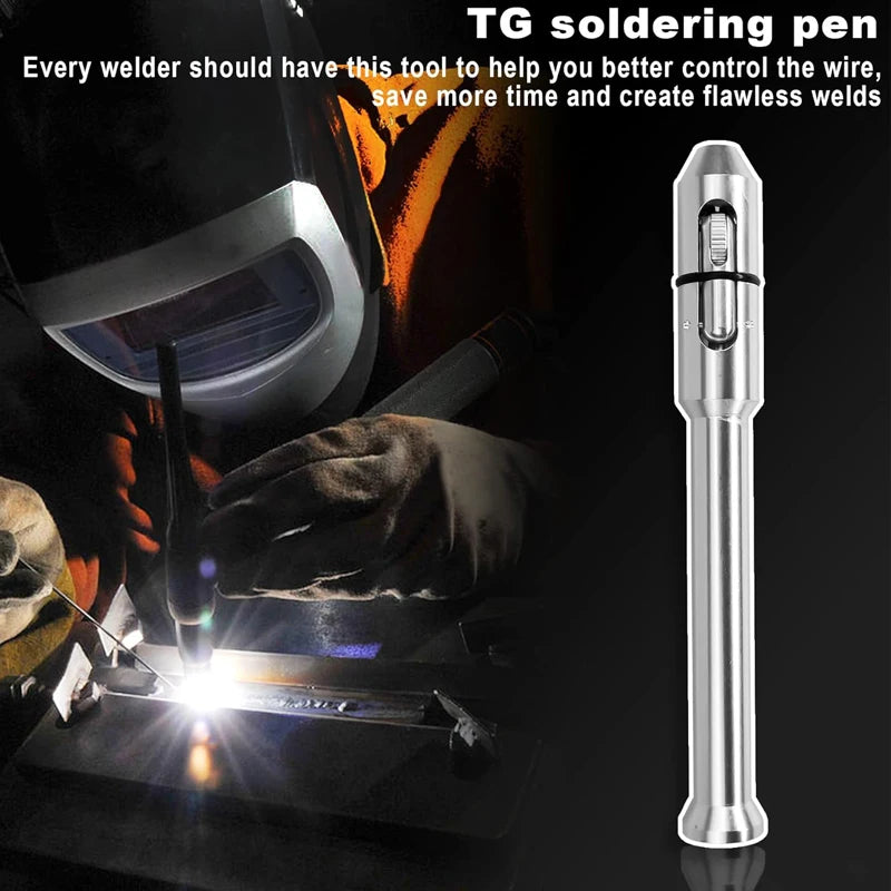 Tig Wire Feeding Pen Welding Rod Holder Welding Wire Feeder Tig-Pen Welding Wire Feeder Feeding Rod Holder Suitable for 1.0-3.2mm Welding Wire