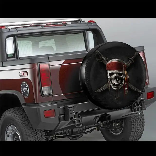 Sugar Skull Spare Tire Cover for SUVs and Trailers - view 14