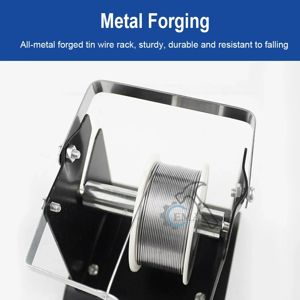 Solder Dispenser Reel Soldering Wire Stand Holder For Soldering Iron Stand Tin Welding Wire Bracket Tin Wire Rack Line Seat