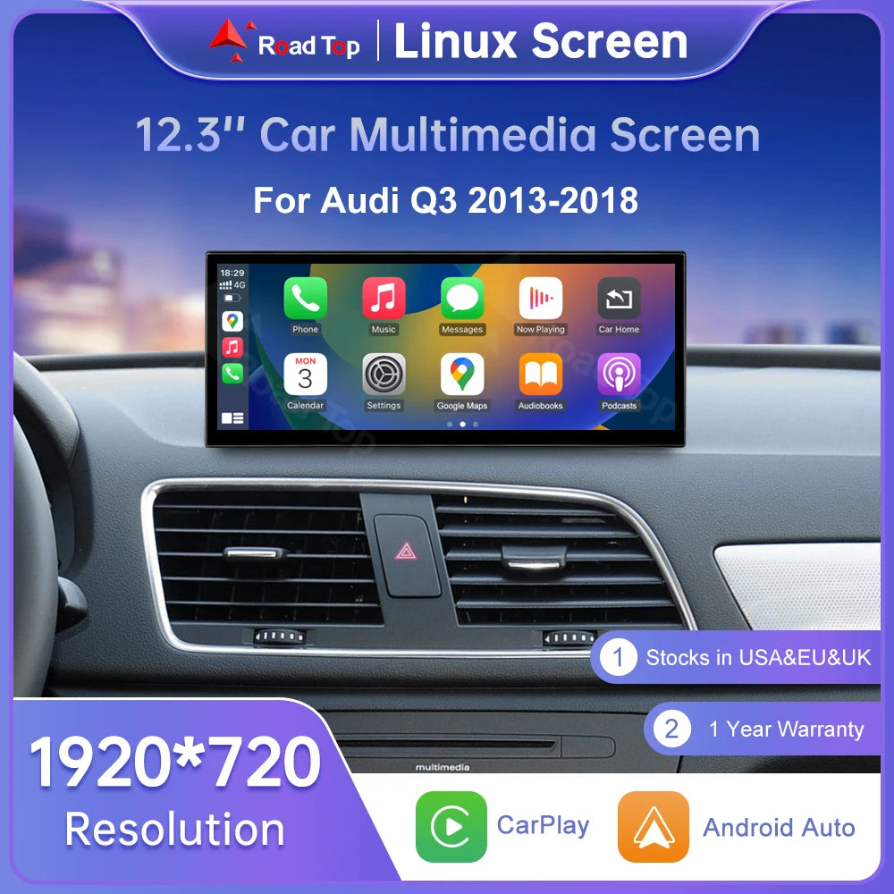 Audi Q3 (2013-2018) 12.3" Touchscreen Multimedia System