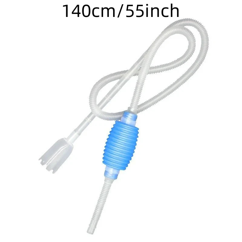 1Pcs Aquarium Siphon Fish Tank Syphon Vacuum Gravel Water Filter Cleaner Siphon Pump Manual Cleaner ChangerSafe Vacuum