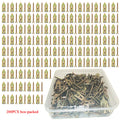 20–200 Piece Self-Drilling Drywall Anchors & Screws