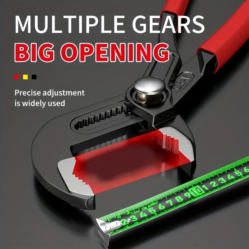 7/10/12 Inch Quick-Release Water Pump Pliers Plumbing Pipe Wrench Multifunction