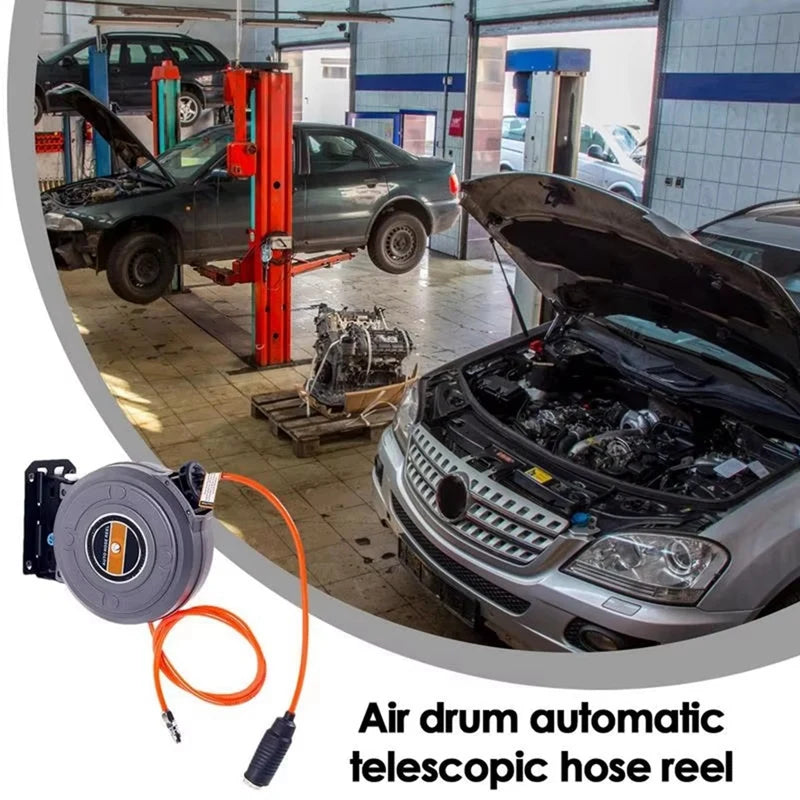 Y51A-Air Drum Automatic Retractable Air Drum Hose Reel Hose Retractor Reel For Car Washing Car Beauty And Repair