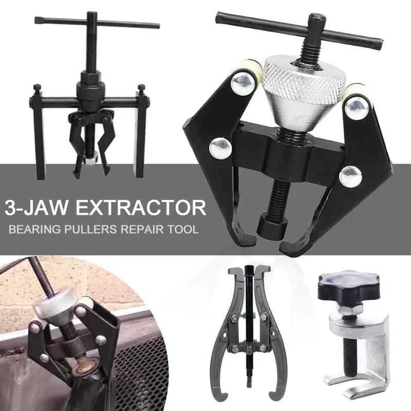 3-Jaw Extractor Bearing Puller Car Inner Bearing Gear Windshield Wiper Arm Remover