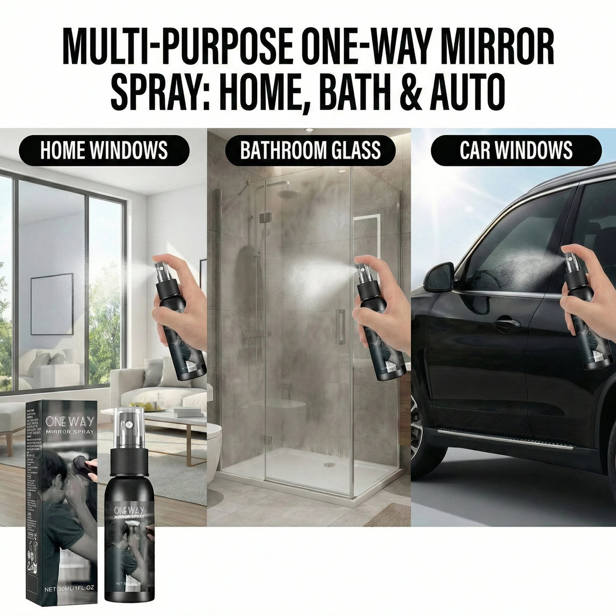 Car Windshield Glass Cleaner for Oil Film and Dust Removal - view 5