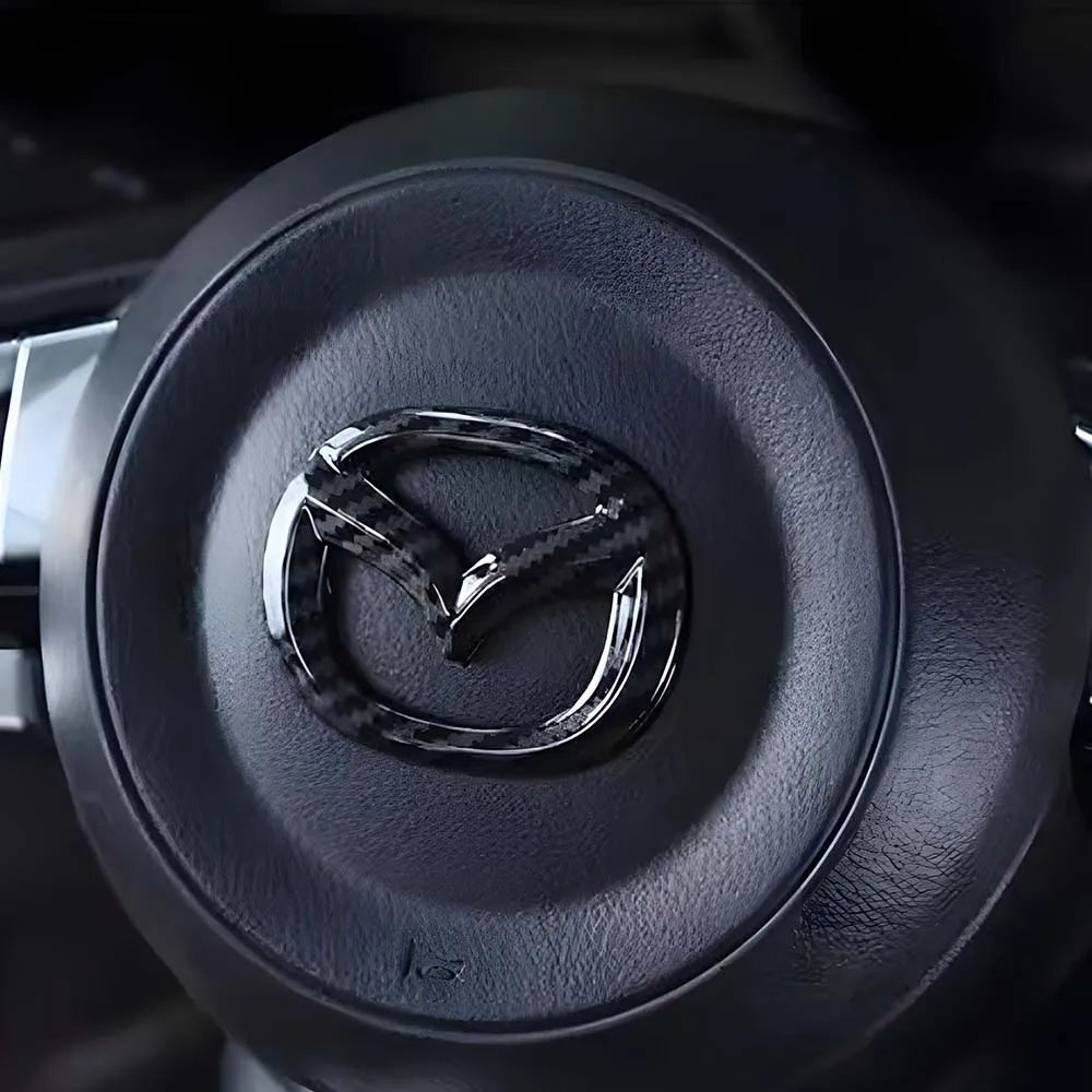 Steering Wheel Center Cover Sticker for 2 3 5 6 CX Series