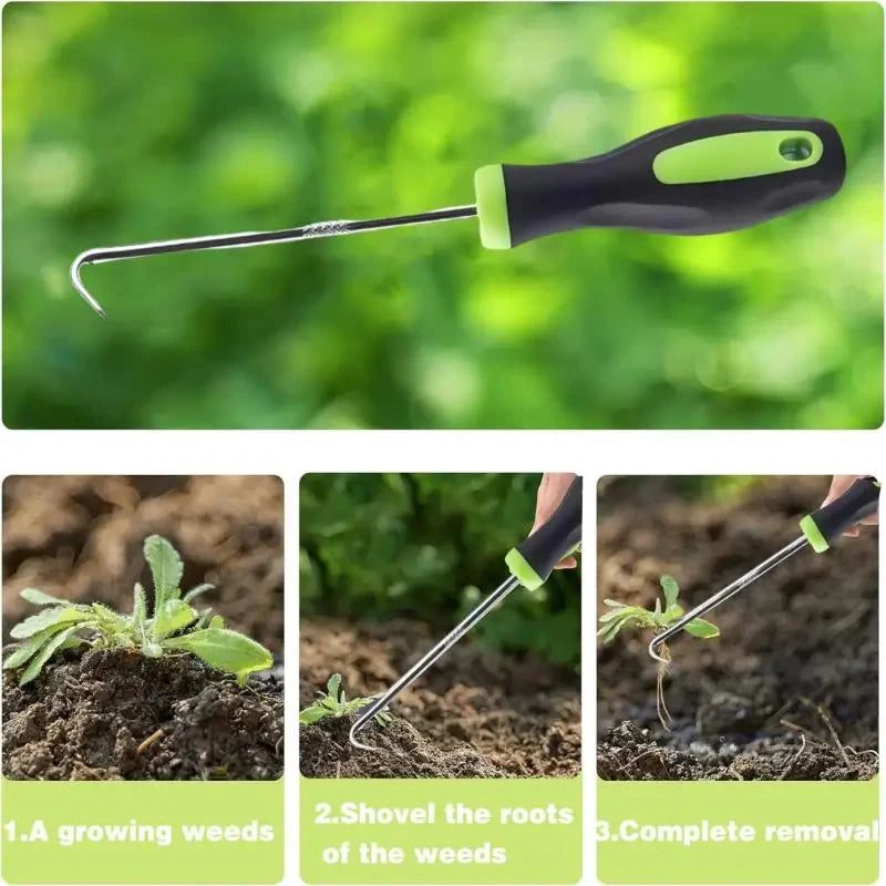 Heavy-Duty Weed Puller – Ergonomic Root Remover for Lawn & Gravel