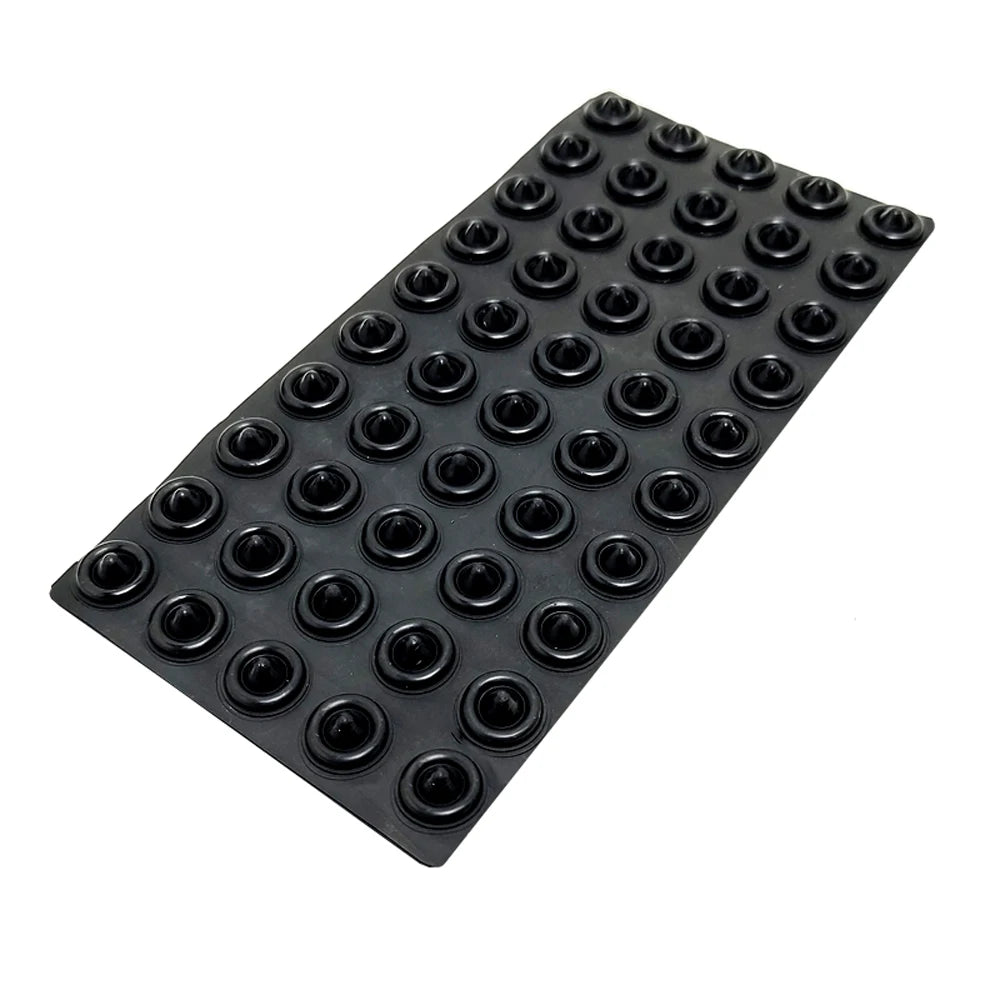 Self-Adhesive Silicone Cabinet Door Bumper Pads, Black or Clear - view 11