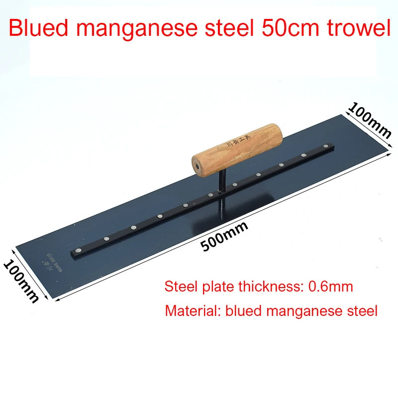 Plastering Trowel Cement Trowel 50cm Extended Trowel Drywall Plastering Construction Flooring Finishing