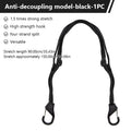 BLALION Motorcycle Luggage Strap Universal Elastic Suitcase with Safety Hook-Versatile Helmet Mesh Gear Transport Durable Sleek